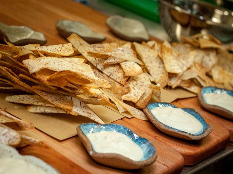 Altitude On Montville Extérieur photo Baked pita chips